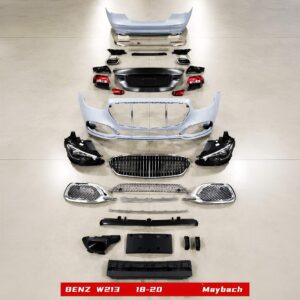 Motokrafta Facelift Body Kit Upgrade – Compatible with E-Class W213 (2016–2020) | Conversion to 2021 LCI Style Front & Rear Bumper Kit