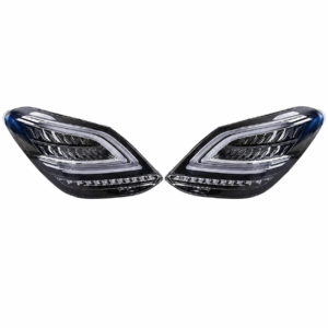 Motokrafta Smoked LED Tail Lights – Compatible with Mercedes-Benz C-Class W205 (2019–2023) | LED DRL Xenon Style Retrofit Rear Lamp Upgrade