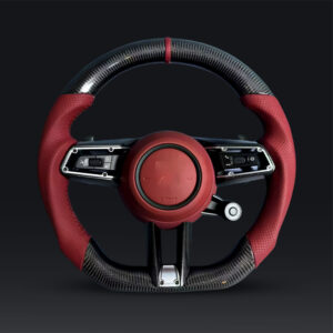 Motokrafta Carbon Finish Steering Wheel - Compatible With Porsche Cayenne Models (2010+) | Performance Upgrade