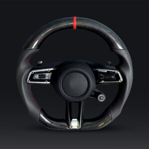 Motokrafta Carbon Finish Steering Wheel - Compatible With Porsche Cayenne Models (2010+) | Performance Upgrade