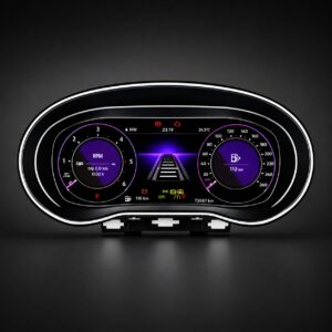 Motokrafta Digital Instrument Cluster 10.25” – Compatible with Polo (2010–2024) | LCD Speedometer Display with CarPlay & Android Auto Dashboard Upgrade