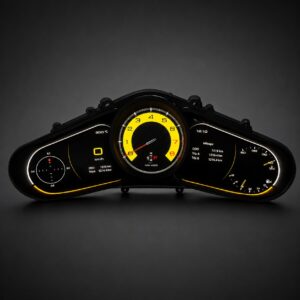 Motokrafta Digital Instrument Cluster – Compatible with Porsche Cayenne (2011–2018) | 12.3” LCD Android Speedometer Dashboard Display Upgrade