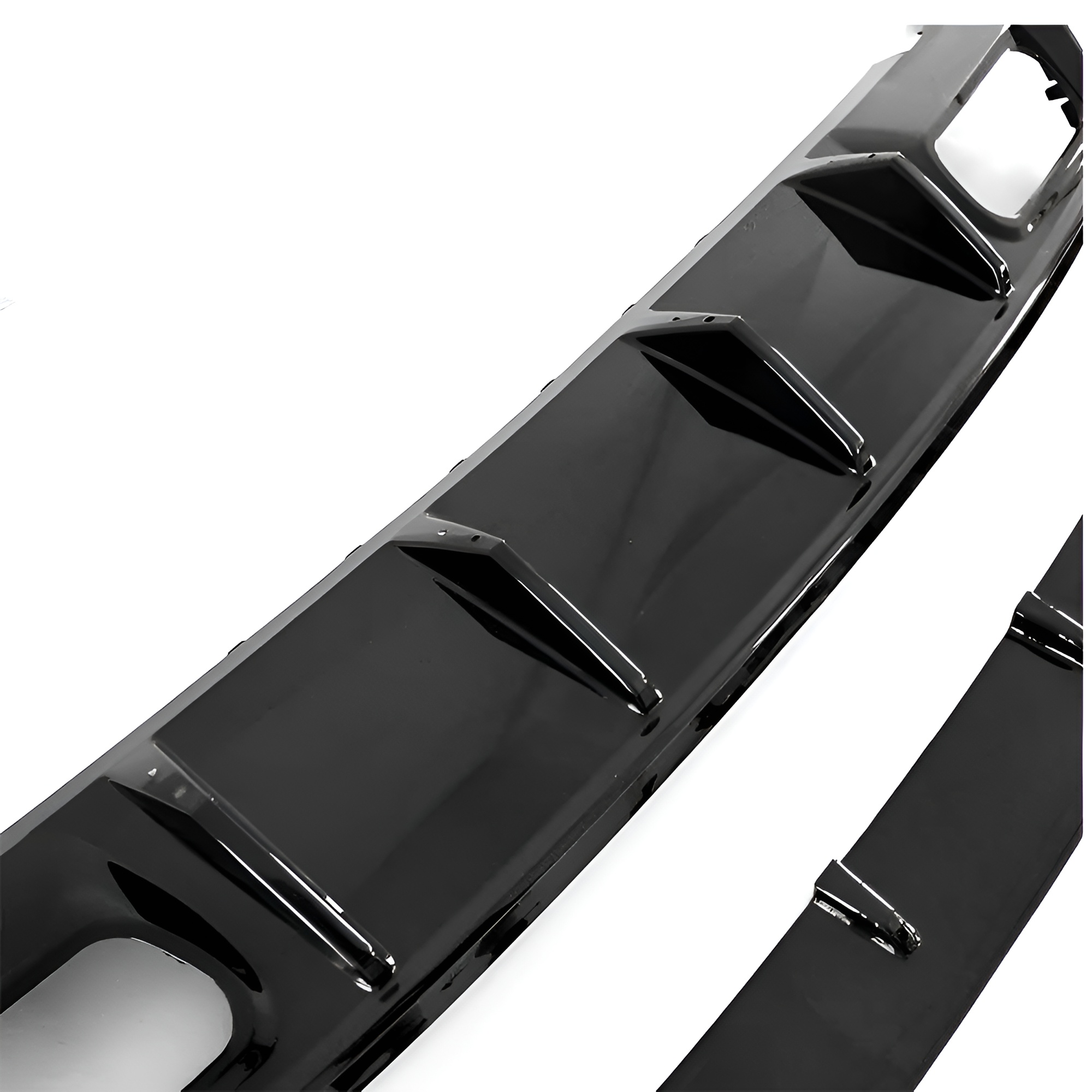 Motokrafta Sport Rear Bumper Diffuser Body Kit-Compatible with A-Class W176 (2012–2016) OEM+ Style Upgrade - Image 4