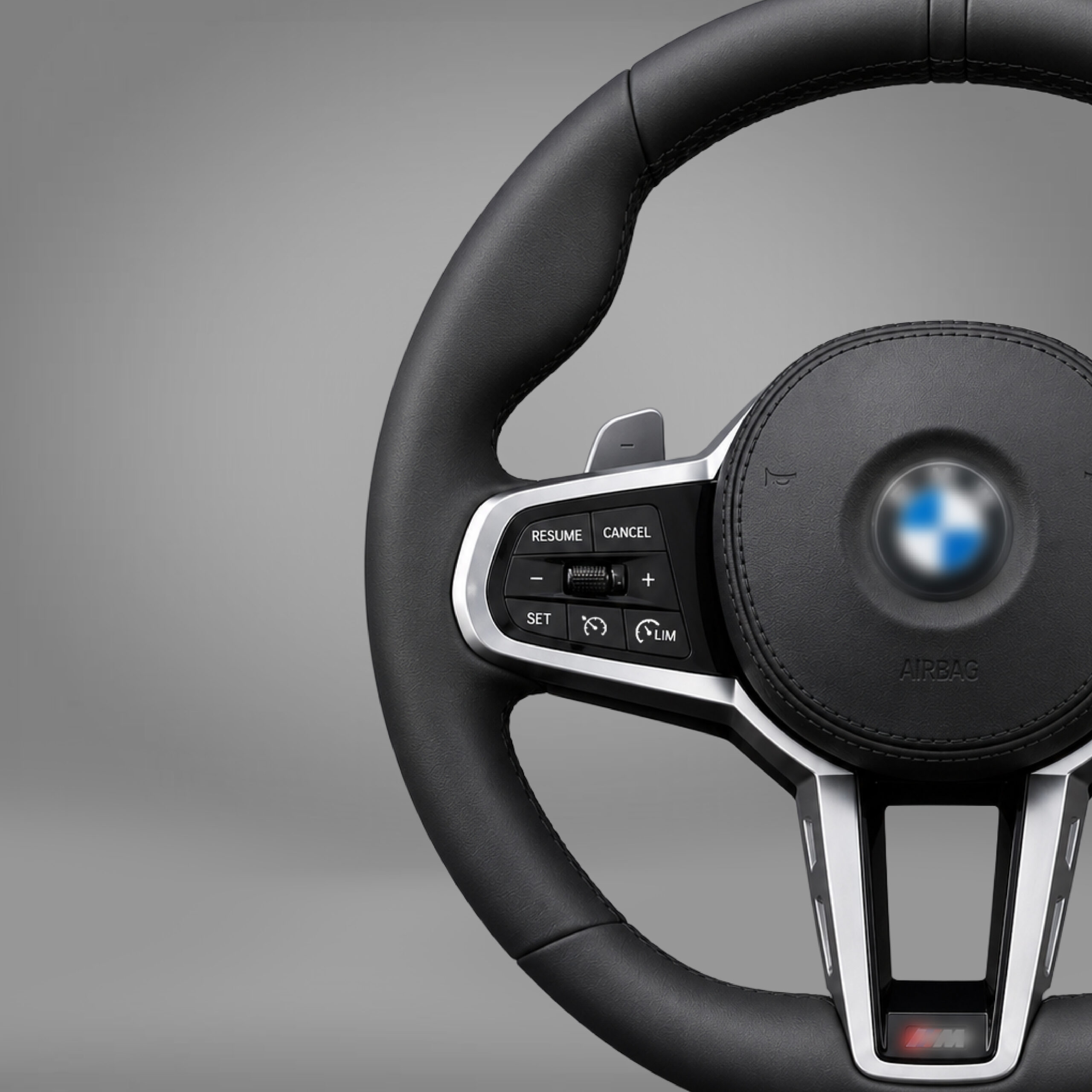 Motokrafta Leather Finish Steering Wheel - Compatible With BMW 3 Series (2018+) | Premium Upgrade - Image 2