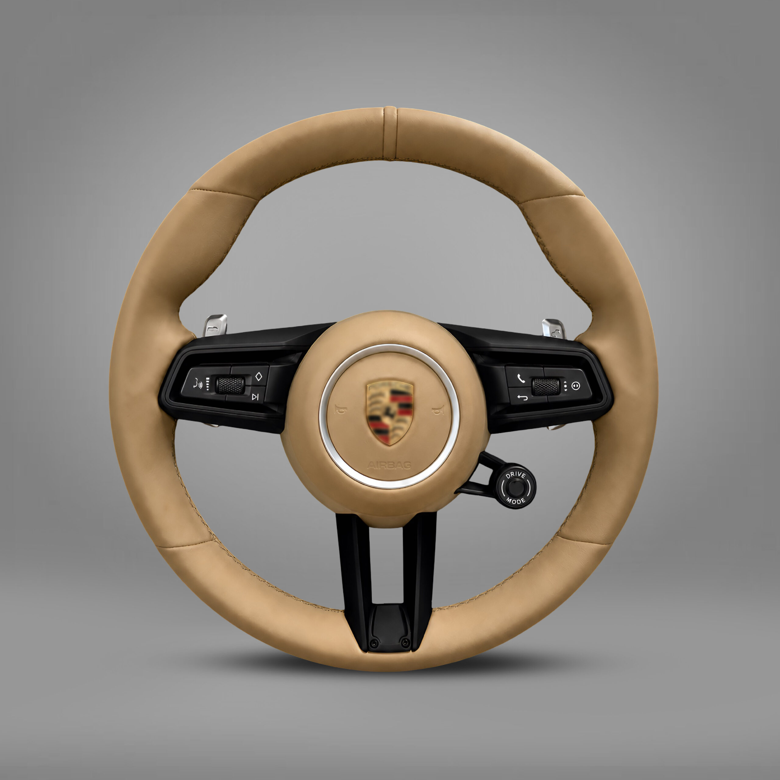 Motokrafta Standard Steering Wheel - Compatible With Porsche Cayenne Models (2010+) | Premium Upgrade