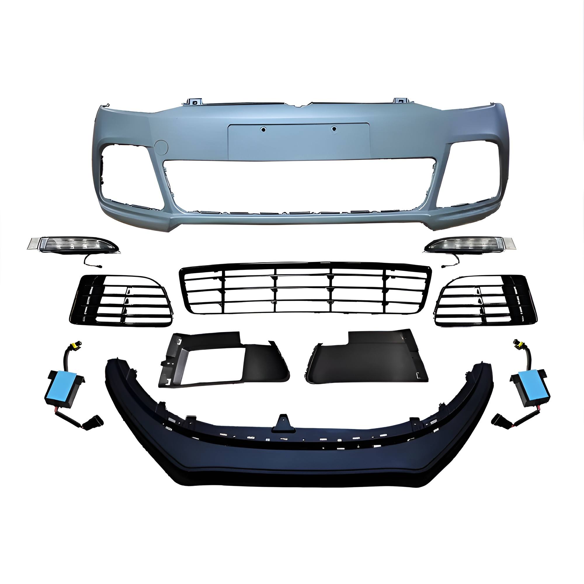Motokrafta Body Kit – Compatible with Volkswagen Polo (2010–2024) R-Line Style Front Bumper Upgrade Kit