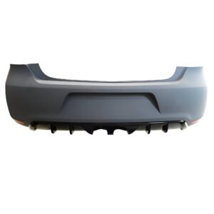 Motokrafta Body Kit – Compatible with Volkswagen Polo (2010–2024) R-Line Style Rear Bumper with Lip Upgrade Kit