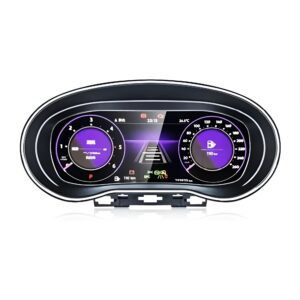 Motokrafta Digital Instrument Cluster 10.25” – Compatible with Polo (2010–2024) | LCD Speedometer Display with CarPlay & Android Auto Dashboard Upgrade