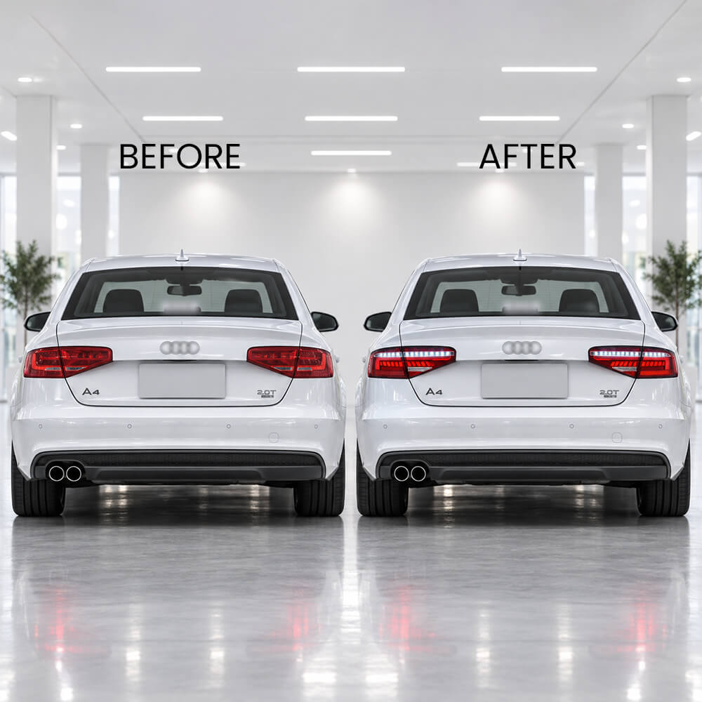 Audi A4 B8.5 LED Tail Lights (2013–2016) – Motokrafta - Image 2