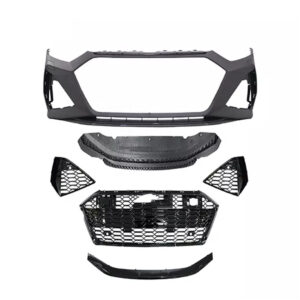 Motokrafta Body Kit – Compatible with Audi A7 C8 (2019–2020) Sport Front Bumper Conversion Kit Honeycomb Grille