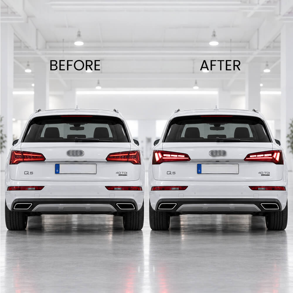 Audi Q5 Facelift Style LED Tail Lights (2018–2020) – Motokrafta - Image 2