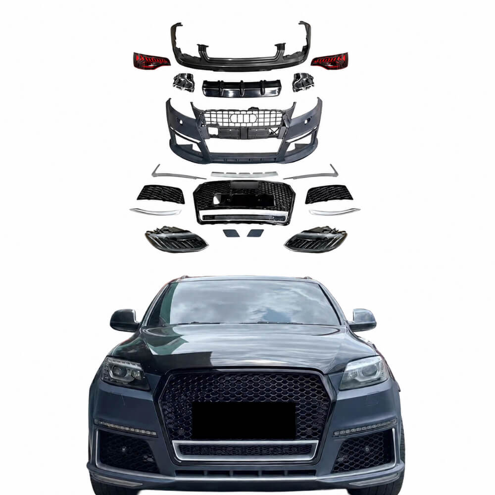 Motokrafta Body Kit – Compatible with Audi Q7 4L (2007–2015) RS Style Front Bumper Upgrade Kit