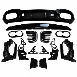 Motokrafta Sport Rear Bumper Diffuser Body Kit-Compatible with A-Class W177 Hatchback (2018+) Performance Style Upgrade