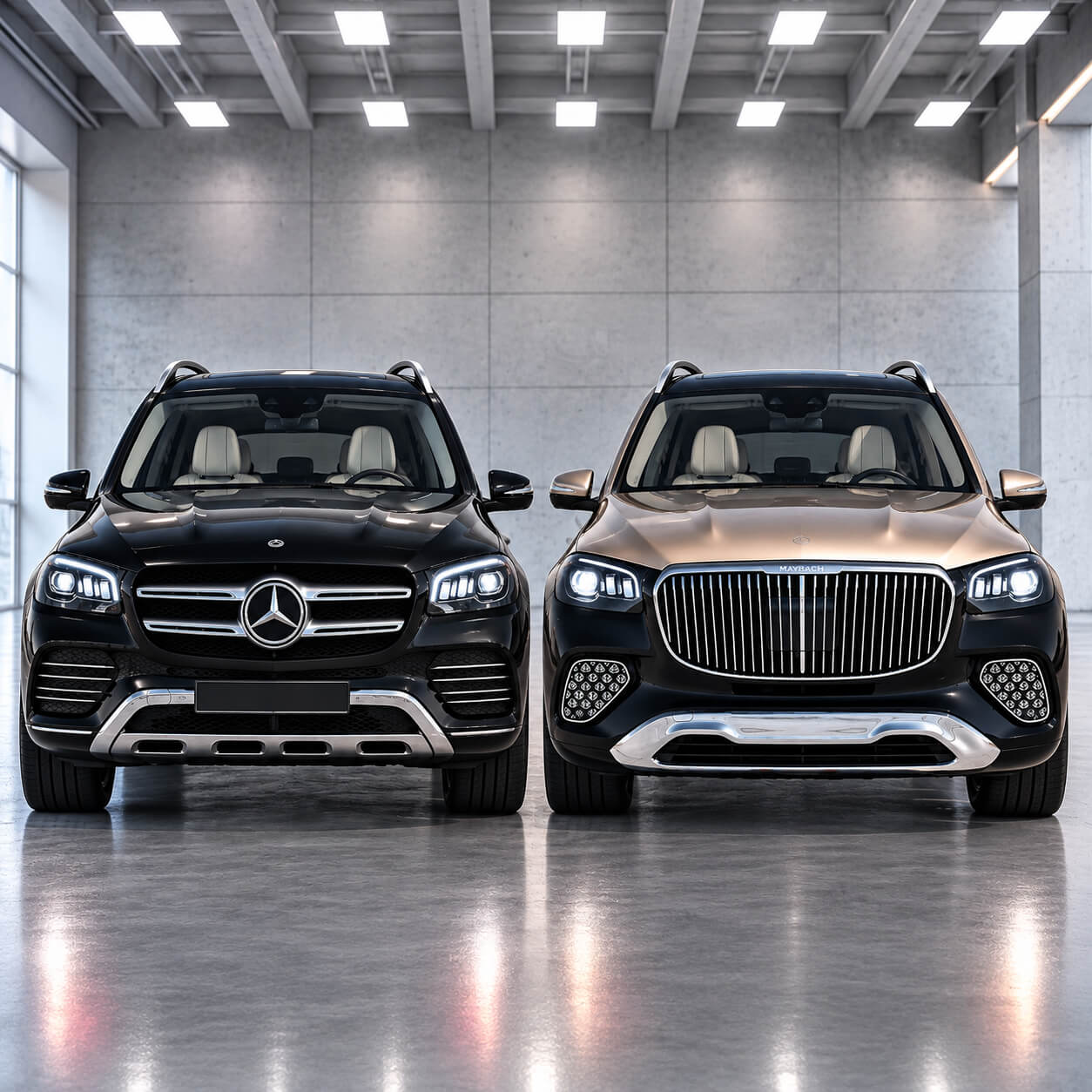 Mercedes GLS X166 Maybach Style Facelift Conversion Kit (2012–2016) – Motokrafta - Image 4