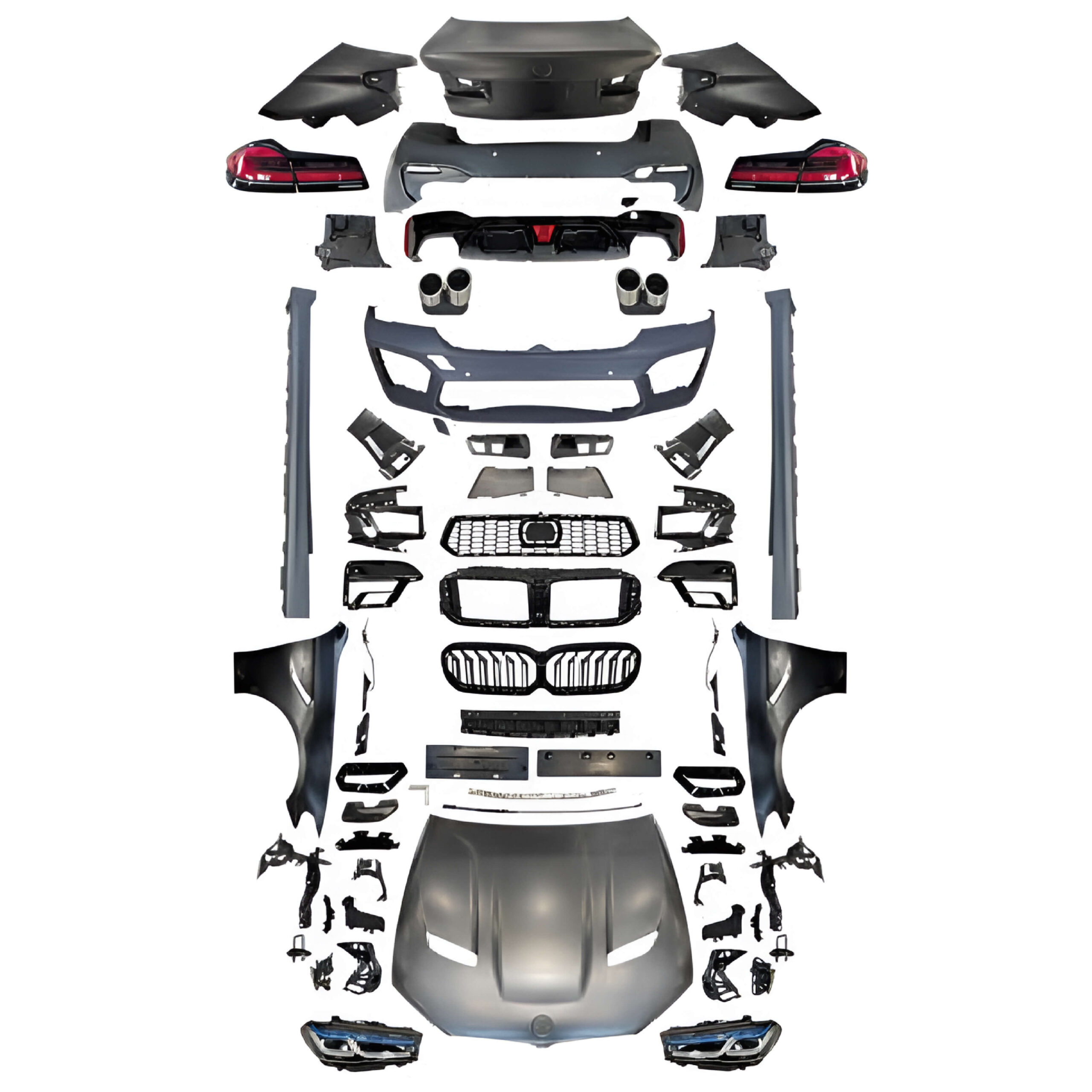 Motokrafta G30 F90 LCI M5 CS Style Full Body Kit – Compatible with BMW 5 Series F10/F18 (2010–2017) Facelift Conversion Upgrade