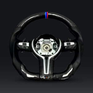 Motokrafta Carbon Finish Steering Wheel - Compatible With BMW 3 Series Model | Performance Upgrade