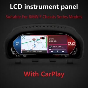Motokrafta Android Digital Instrument Cluster – Compatible with BMW X3 | 12.3” LCD Speedometer Display with CarPlay Upgrade