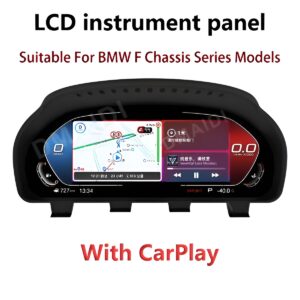 Motokrafta Android Digital Instrument Cluster – Compatible with BMW X5 | 12.3” LCD Speedometer Display with CarPlay Upgrade
