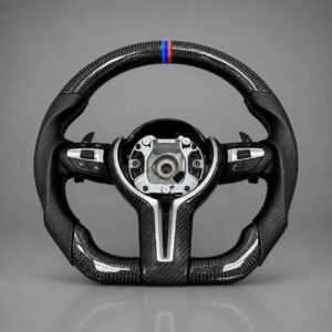 Motokrafta Carbon Finish Steering Wheel - Compatible With BMW X6 Model | Performance Upgrade