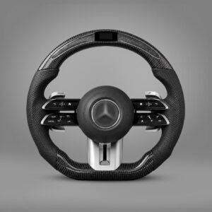 Motokrafta Performance Carbon Style Steering Wheel - Compatible With GLS (2015+) | Sport Style Upgrade