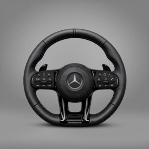 Motokrafta Leather Finish Steering Wheel - Compatible With Mercedes Benz  A Class(2015+) | Premium Upgrade