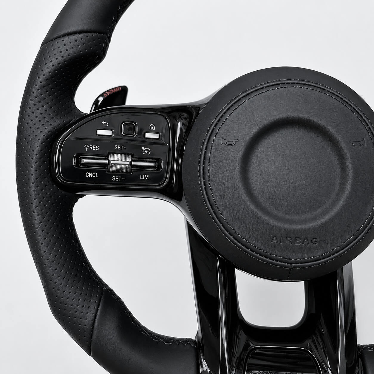 Motokrafta Leather Finish Steering Wheel - Compatible With Mercedes Benz E Class(2015+) | Premium Upgrade - Image 2