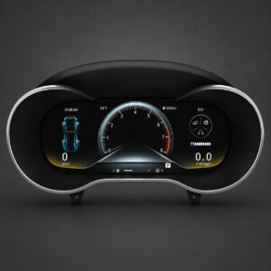 Motokrafta Android Digital Dashboard Cluster – Compatible with Mercedes-Benz GLA  | LCD Speedometer Instrument Upgrade