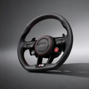 Motokrafta Carbon Finish Steering Wheel - Compatible With Audi A8 Model (2010-2018) | Performance Upgrade