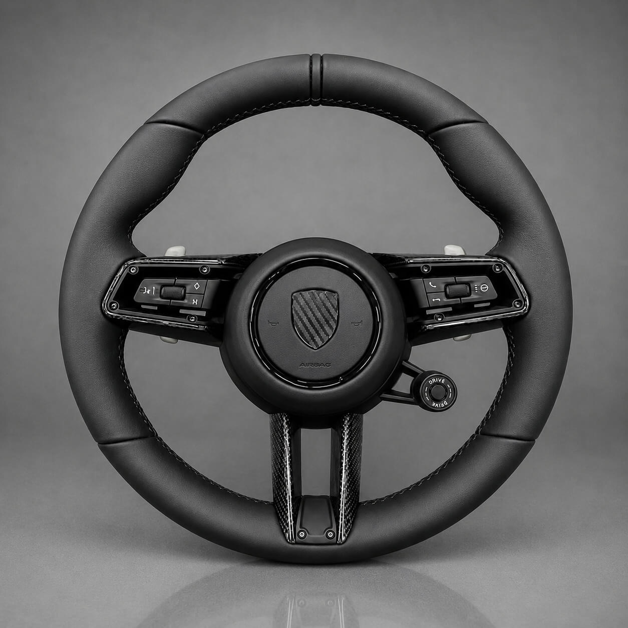 Motokrafta Standard Steering Wheel - Compatible With Porsche Panamera Model (2010+) | Premium Upgrade