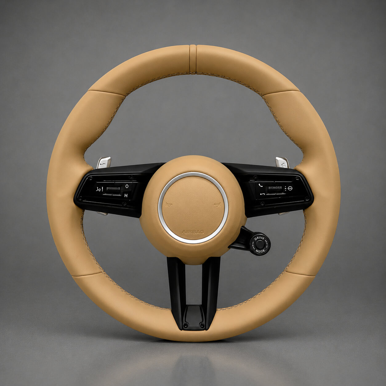 Motokrafta Standard Steering Wheel - Compatible With Porsche Panamera Model (2010+) | Premium Upgrade
