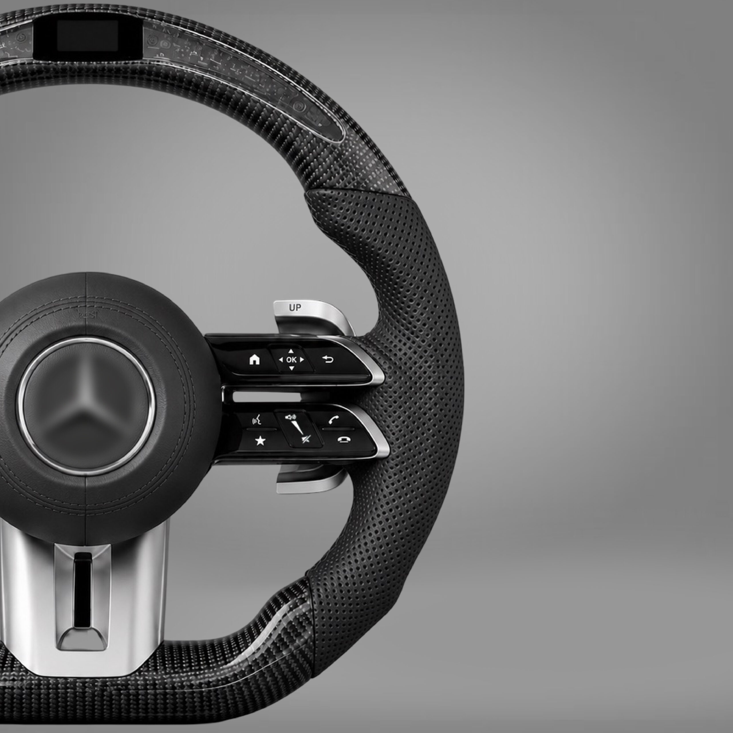 Motokrafta Performance Steering Wheel - Compatible With S Class (2015+) | Sport Style Upgrade - Image 3