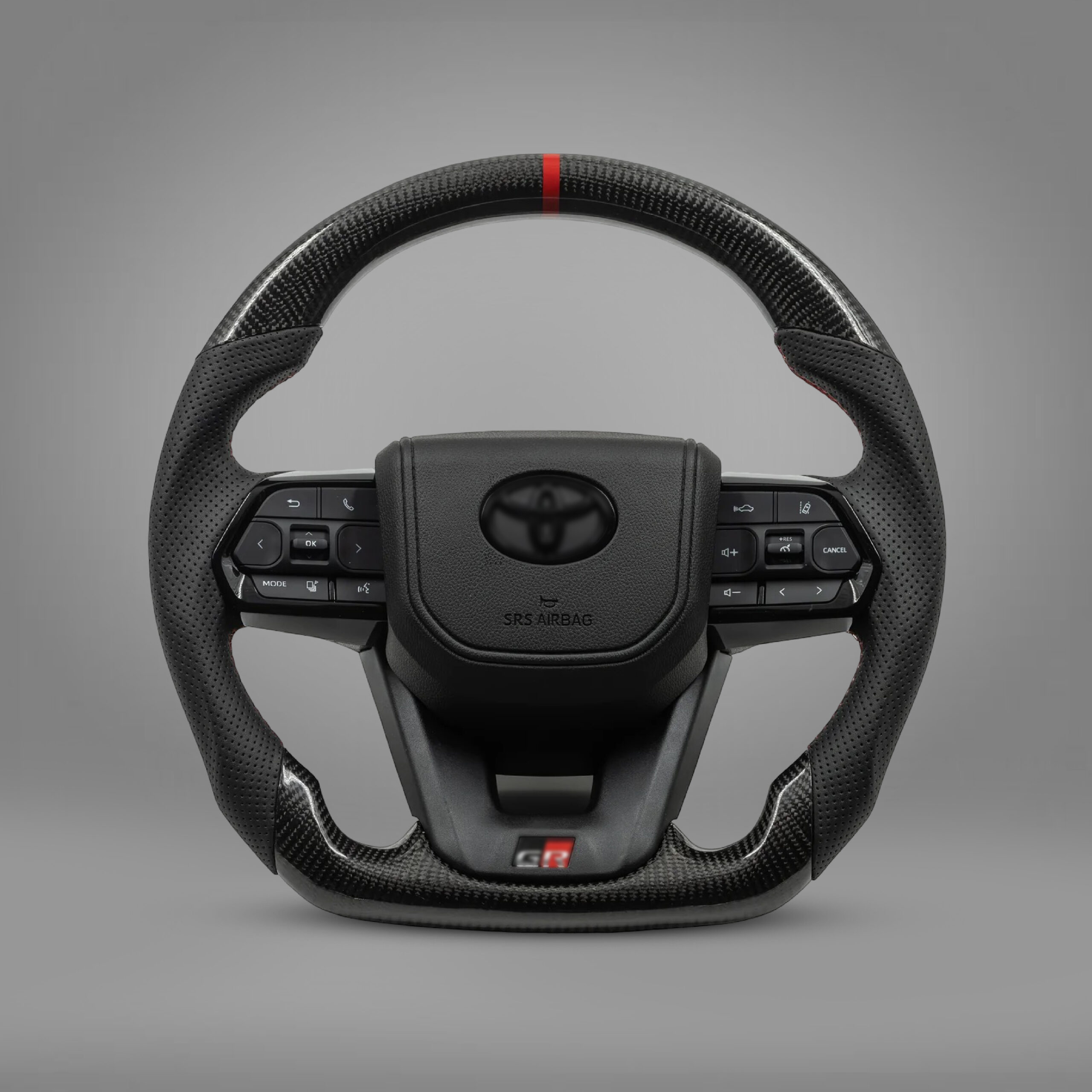 Motokrafta Steering wheel - Compatible With Toyota Innova Crysta Model | Premium Upgrade
