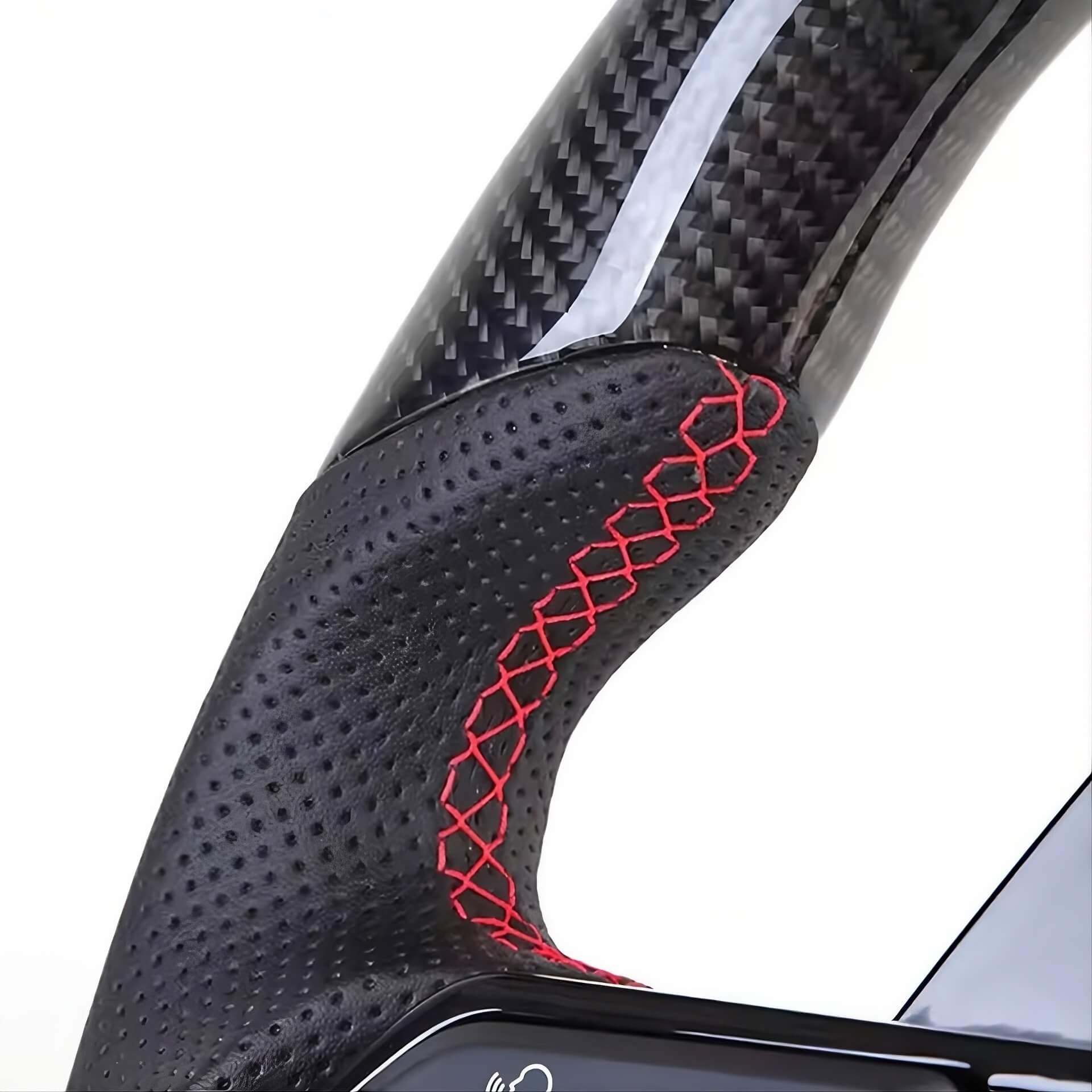 Motokrafta Carbon Finish Steering Wheel - Compatible With Audi Q5 Model (2010-2018) | Performance Upgrade - Image 2