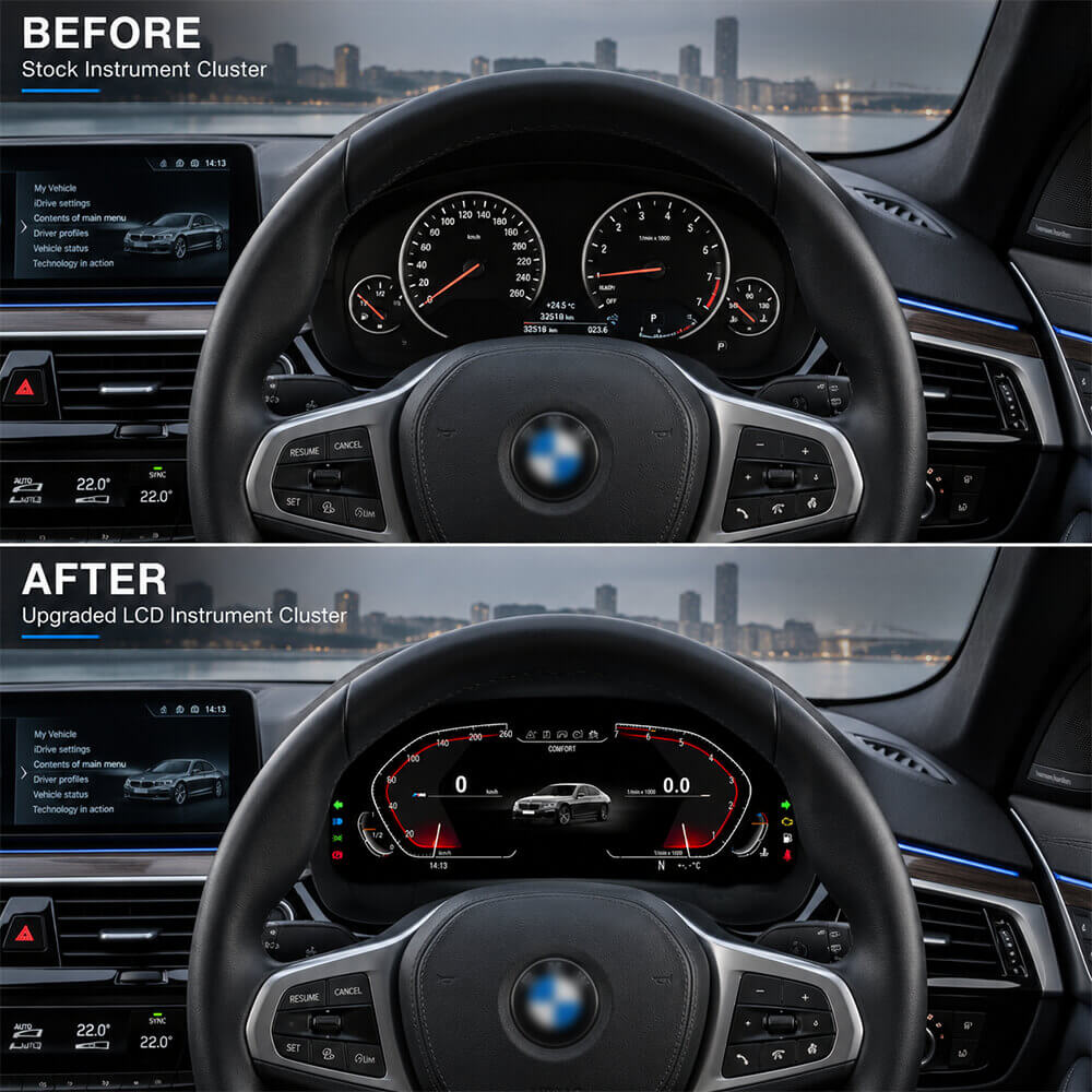 Motokrafta Digital Instrument Cluster–Compatible with Bmw 5 Series(2010-2020) - Image 2