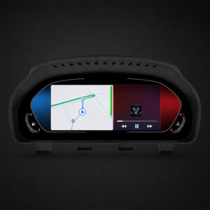 Motokrafta Android Digital Instrument Cluster – Compatible With Bmw 5series (2010-2020)12.3" LCD with CarPlay