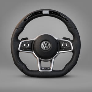 Motokrafta Leather Finish Steeringwheel With RPM Metre-Compatible with Volkswagen Polo | Premium Interior Upgrade