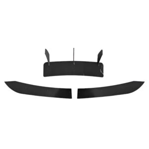 MotoKrafta Compatible with Mercedes C-Class W204 (2007-2014) Rear Bumper Lip Diffuser | Glossy Black After Rear Diffuser Kit | Sport Style Exterior Upgrade