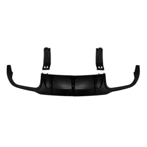 Motokrafta AMG C63 Style Rear Bumper Diffuser – Compatible with Mercedes-Benz C-Class W204 (2007–2013) | Gloss Black Rear After Lip Splitter Skirts