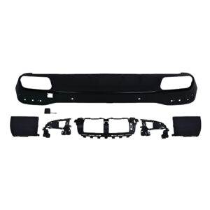 Motokrafta AMG Style Rear Bumper Diffuser – Compatible with Mercedes-Benz GLS W167/X167 (2019–2025) | Silver After Lip Rear Bumper Upgrade