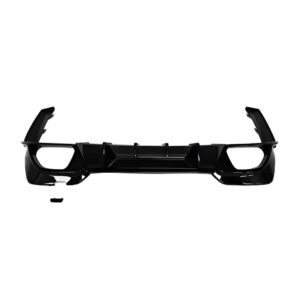Motokrafta Compatible with BMW 3 Series G20 2018-2022 M Sport Rear Bumper Diffuser | F1 Style After Lip Splitter Skirt | Glossy Black