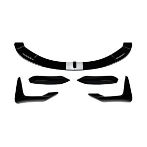 Motokrafta M Performance Front Bumper Lip Splitter – Compatible with BMW 3 Series F30 F80 M3 M4 (2015–2018) | Front Spoiler Flag Skirts Upgrade