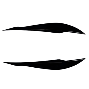 Motokrafta Headlight Eyebrow Lip Splitter Spoiler – Compatible with BMW 3 Series F30 (2012–2018) | Front Bumper Styling Upgrade