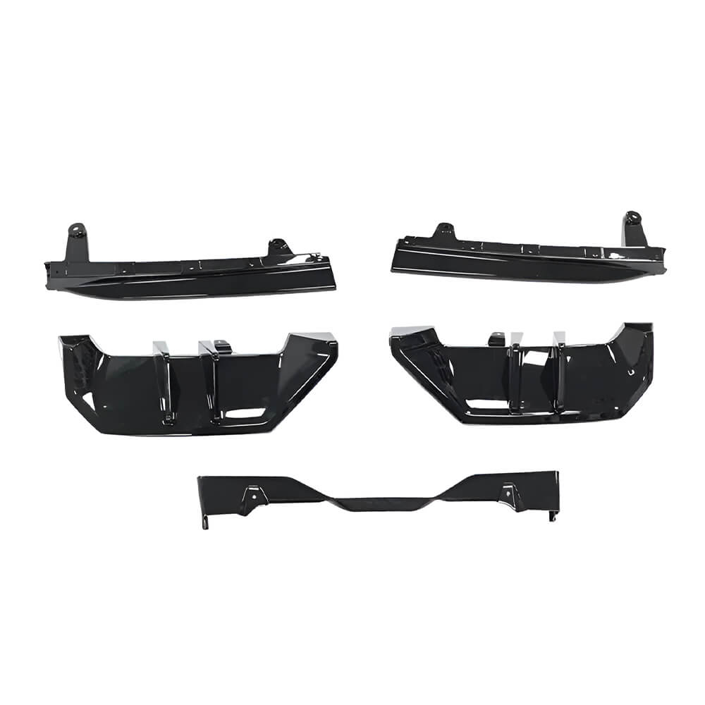 Motokrafta M Performance Rear Bumper Diffuser – Compatible with BMW 5 Series G60/G68 (2024+) M Sport | Gloss Black After Lip Splitter Skirt