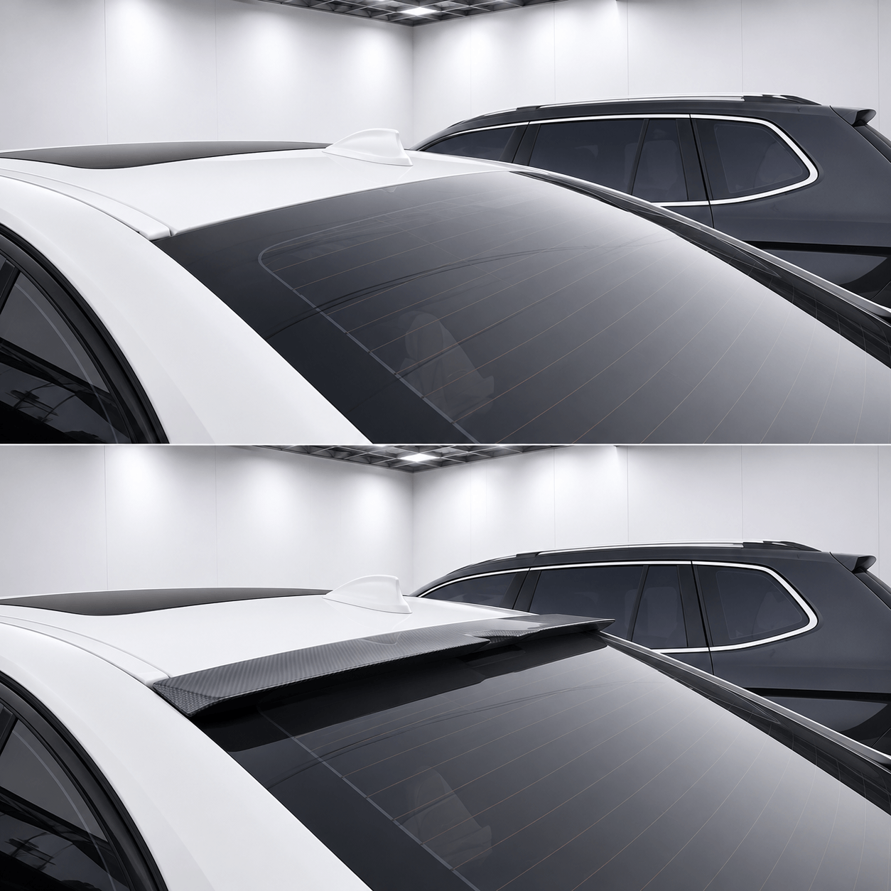 Motokrafta Rear Mid Trunk Ducktail Spoiler – Compatible with BMW 5 Series F10 & G30 (2010–2024) | Boot Lip Wing Upgrade - Image 2