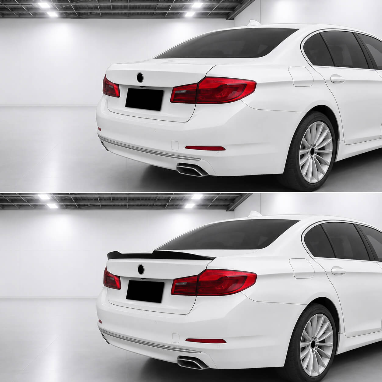 Motokrafta PSM Style Rear Trunk Boot Lip Spoiler – Compatible with BMW 5 Series G30 (2018–2024) | ABS Rear Wing Upgrade - Image 2
