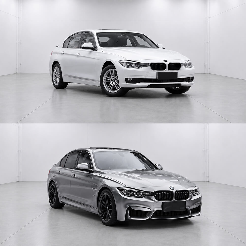 Motokrafta M3 Style Full Body Kit – Compatible With BMW 3 Series F30 (2012–2018) | Complete Exterior Upgrade - Image 3