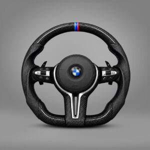 Motokrafta Carbon Finish Steering Wheel - Compatible With BMW X7 Model ( 2012 -2020)  | Performance Upgrade