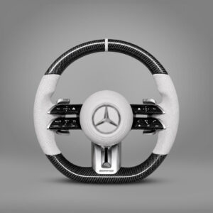 Motokrafta Carbon Finish Steering Wheel - Compatible With E Class  (2015+) | Sport Style Upgrade