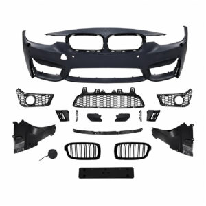 Motokrafta M2C Style Front Bumper Body Kit – Compatible With BMW 3 Series F30 (2012–2019) | Complete Front Conversion Upgrade
