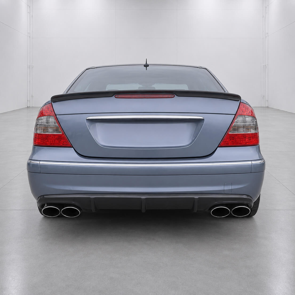 Motokrafta Rear Trunk Boot Lip Spoiler – Compatible with Mercedes-Benz E-Class W211 (2004–2007) | Gloss Black Rear Wing Upgrade - Image 2